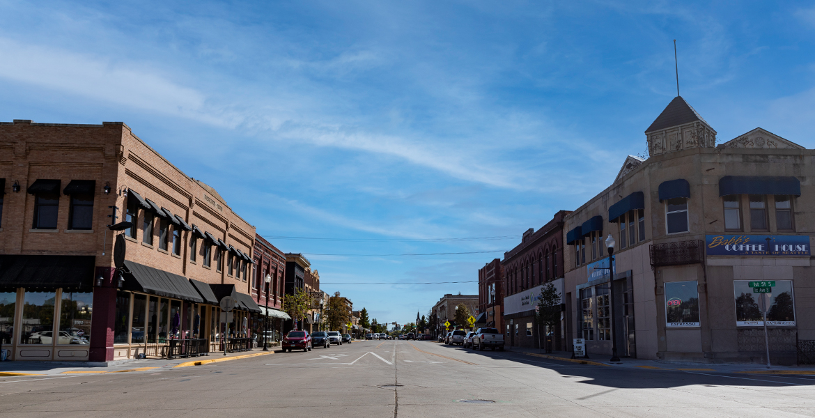 Downtown Jamestown ND